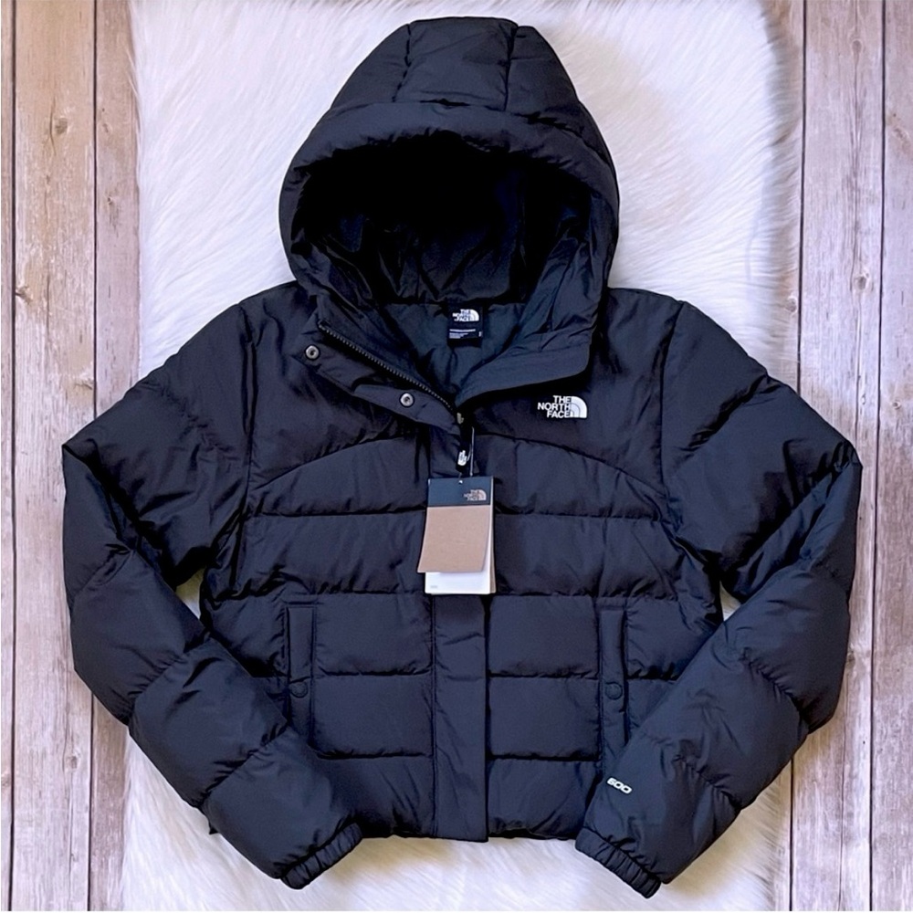 The North Face Women’s Baltic Down Black Puffer Hoodie Jacket - Picture 2 of 8